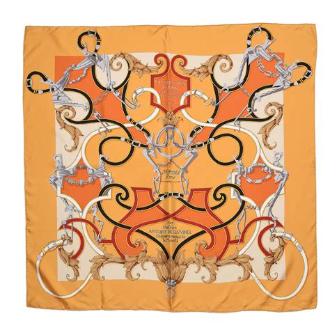 hermes silk l'instruction du roy scarf 90|Hermes triangle silk scarf.